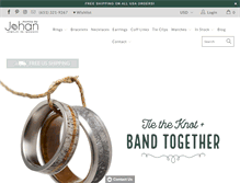 Tablet Screenshot of jewelrybyjohan.com